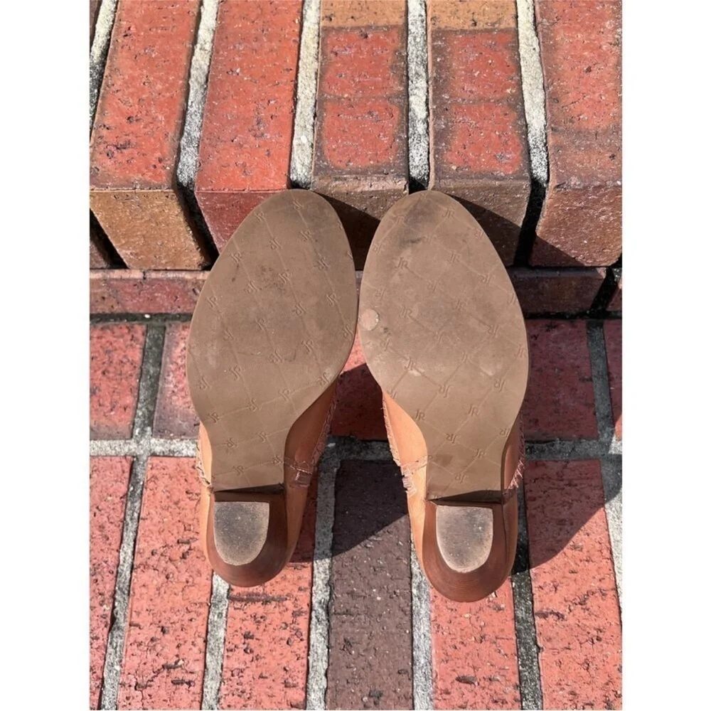 JACK ROGERS leather Kyle pull on boots/booties size 6 1/2